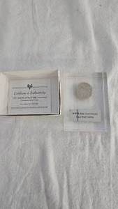 lot 129 image: WW II 50th Anniversary Clad Half Dollar