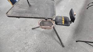 lot 173 image: Muddy Shooting Stand with Chair