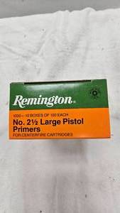 lot 183 image: Remington Large Pistol Primers