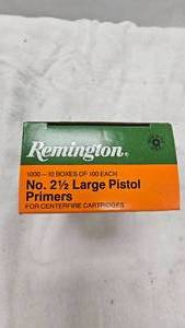 lot 188 image: Remington Large Pistol Primers