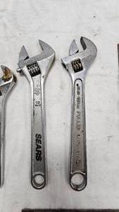 lot 207 image: Crescent Wrenches