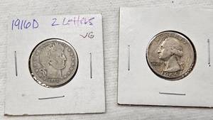 lot 237 image: 1916 and 1944 Quarter