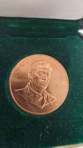 lot 269 image: John Wayne Copper Coin