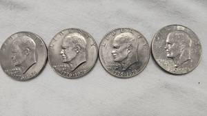 lot 293 image: Ike Silver Dollars