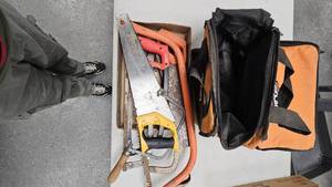lot 373 image: Rigid Tool Bags and Saws