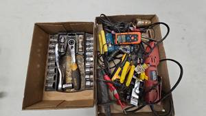 lot 376 image: Bostitch Hex Drive Set and Volt Meters