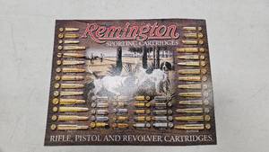 lot 393 image: Reminton Metal Ammo Sign