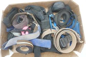 lot 10 image: Large lot of straps and clips