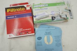 lot 11 image: Electrolux filters and duster refill