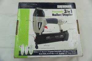lot 131 image: Sure bonder Pneumatic 3 in 1 NailerStapler