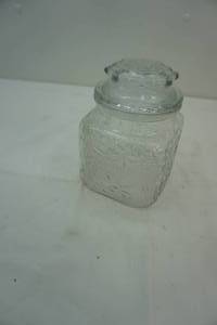 lot 133 image: glass jar with lid