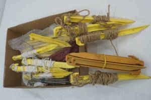 lot 225 image: tent stakes and tie down rope