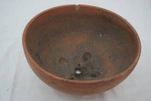 lot 245 image: terracotta planter 1x6