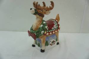 lot 250 image: reindeer cookie jar
