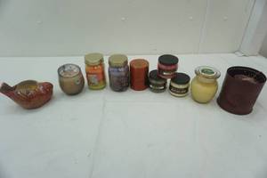 lot 260 image: candle lot variety of unlit candles