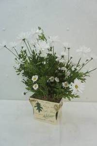 lot 281 image: home interiors artificial flower arrangement