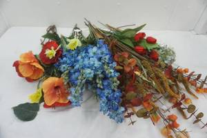 lot 298 image: artificial flower lot. large variety. taller stems than the other lot.