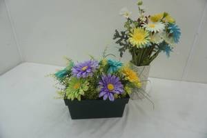 lot 324 image: artificial flower arrangements