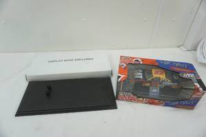 lot 341 image: War Paint collectible Racing Champions 124 scale die cast car and base, Nascar 2000 124 diecast car and base