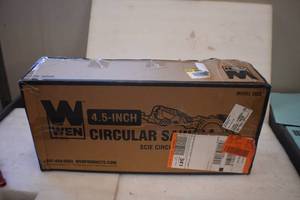 WEN 3625 5-Amp 4-12-Inch Beveling Compact Circular Saw with Laser and Carrying Case