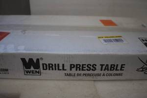 WEN DPA2412T 24-by-12-Inch Drill Press Table with an Adjustable Fence and Stop Block