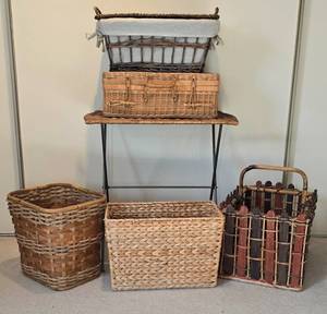 lot 82 image: Fun Wicker Grouping