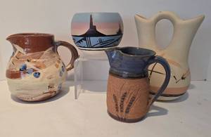 lot 90 image: Ethnic Pottery Grouping