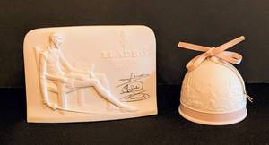 lot 67 image: Lladro Porcelain Plaque and Bell