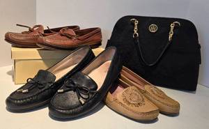 lot 153 image: Quality Womens Shoes & a Tommy Hilfiger Handbag