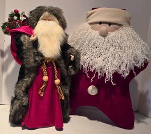 lot 158 image: Fun Fabric Santa Options