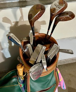 lot 182 image: Golf Clubs, Daiwa Bag and Accessories