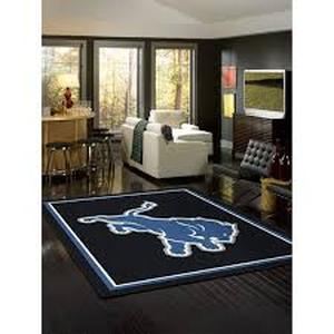 IMPERIAL NFL 4 ft. x 6 ft. Detroit Lions spirit rug Customer Returns Review all pictures