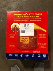 5 Gallon Fuel Steel Can Customer returns Review all pictures