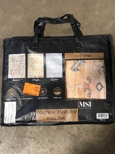 MSI Ginger 5 X 7 Area Washable Rug Customer Returns Review all pictures