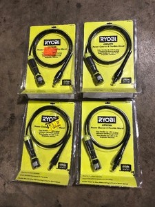 lot 6 image: Lot of 4 RYOBI EZClean Power Cleaner 6 ft. Flexible Wand Customer Returns Review all pictures