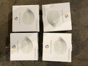lot 40 image: Lot of 4 Google Nest Temperature Sensor - Smart Home Thermostat Sensor Customer return Review all pictures