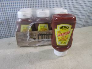lot 421 image: (B-1) 6 Bottles of Heinz Habanero T...