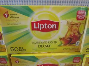 lot 426 image: (B-1) 6 Boxes of Lipton Decaffeinat...