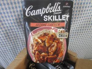 lot 435 image: (B-1) 6 Pouches of Campbells Sauce...