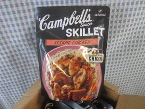 lot 437 image: (B-1) 6 Pouches of Campbells Sauce...