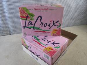 lot 454 image: (B-3) 2- 12-Packs La Croix Guava Sa...