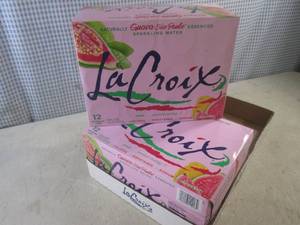 lot 455 image: (B-3) 2- 12-Packs La Croix Guava Sa...
