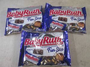 lot 471 image: (B-1) 3 Bags of Fun Size Baby Ruth ...