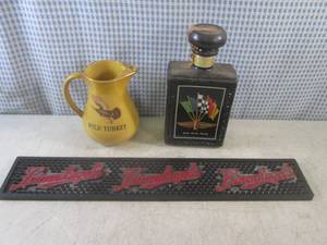lot 348 image: (EW4) Vintage Wild Turkey Pitcher, ...