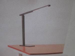 lot 383 image: (EW5) Aleris LED Desk Lamp in Black...