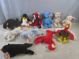 lot 397 image: (BS) Assorted TY Beanie Babies...