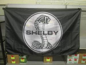 lot 332 image: (EC1) Shelby Cobra Nylon BannerFla...