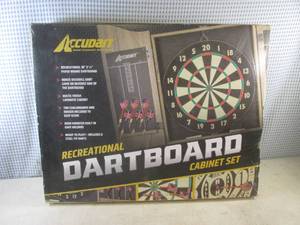 lot 20 image: (A-4) Accudart Recreational Dart Bo...