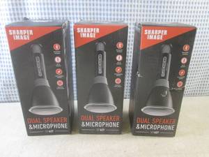 lot 35 image: (CS) 3 Sharper Image Dual Speaker &...