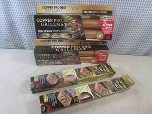 lot 53 image: (EW3) Copper BBQ Grill Mats...